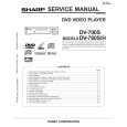 SHARP DV700S Manual de Servicio