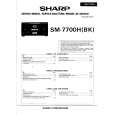 SHARP SM7700H/BK Manual de Servicio