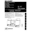 SHARP CDC423H Manual de Usuario