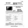 SHARP 29KX8N Manual de Servicio