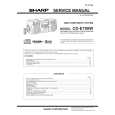 SHARP CDE700W Manual de Servicio
