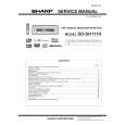 SHARP SDSH111H Manual de Servicio