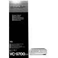SHARP VC-9700 Manual de Usuario