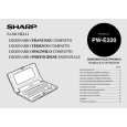 SHARP PWE220 Manual de Usuario