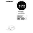 SHARP SF2114 Manual de Usuario