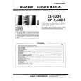 SHARP XL530H Manual de Servicio
