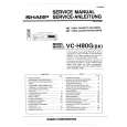SHARP VCH80G Manual de Servicio