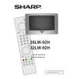 SHARP 32LW92H Manual de Usuario