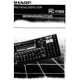 SHARP PC1150 Manual de Usuario