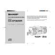 SHARP CDXP360WR Manual de Usuario