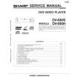 SHARP DV600H Manual de Servicio