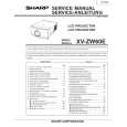 SHARP XVZW60E Manual de Servicio