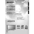 SHARP LC32GD4U Manual de Usuario