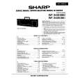 SHARP WF340H/E Manual de Servicio