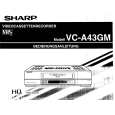 SHARP VC-A43GM Manual de Usuario