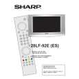 SHARP 28LF92E Manual de Usuario