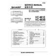 SHARP VCM1E Manual de Servicio