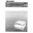 SHARP Z-50 Manual de Usuario