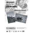 SHARP DVS11SG Manual de Usuario
