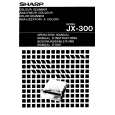 SHARP JX300 Manual de Usuario
