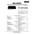 SHARP ST307H Manual de Servicio