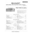 SHARP RGF851H(BK) Manual de Servicio