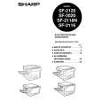 SHARP SF2118N Manual de Usuario